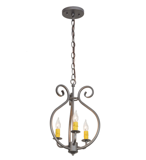 12"W Easton 3 Lt Pendant