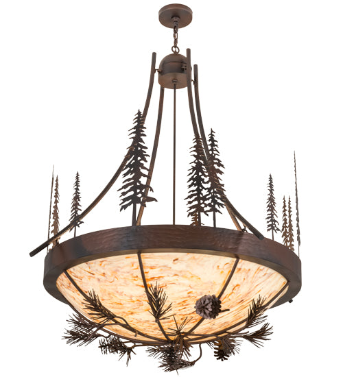 50"W Tall Pines Inverted Pendant