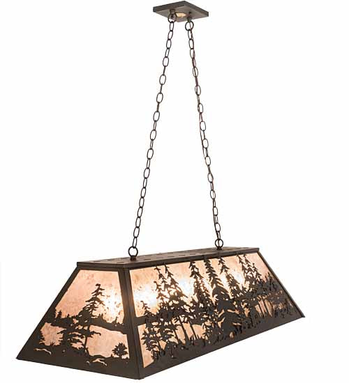 48"L Tall Pines Oblong Pendant