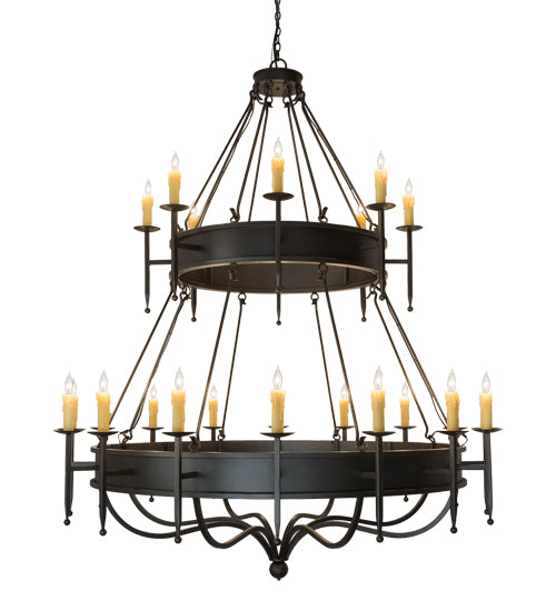 72" Wide Marta 24 Light Two Tier Chandelier