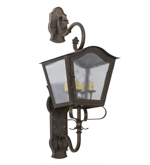 12"W Christian Lantern Wall Sconce