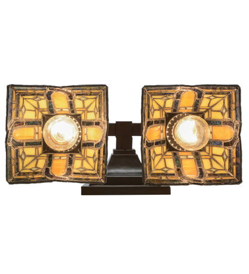 12"W Sierra Prairie Mission 2 Lt Wall Sconce