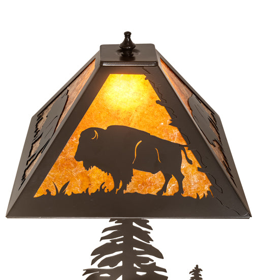 21" High Buffalo W/Lighted Base Table Lamp