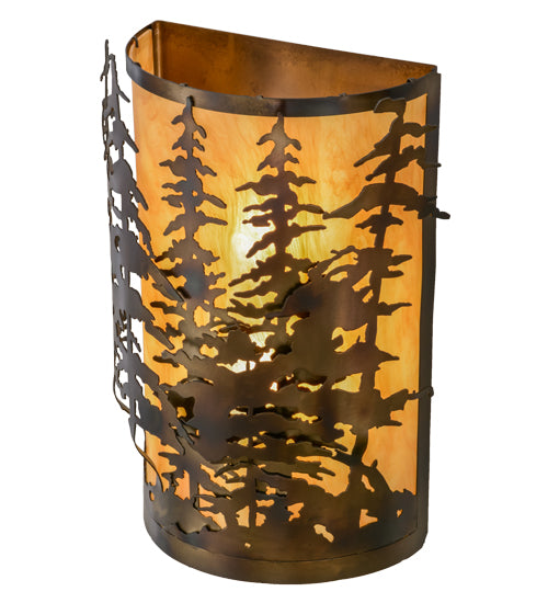 14"W Tall Pines Wall Sconce