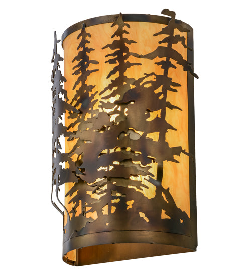 14"W Tall Pines Wall Sconce