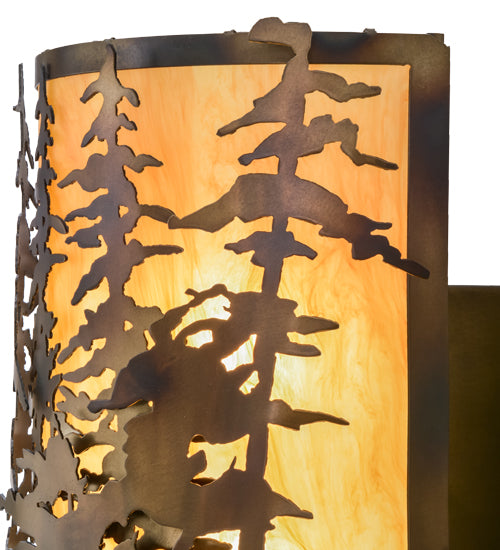 14"W Tall Pines Wall Sconce