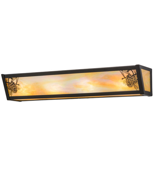 26"W Winter Pine Vanity Light