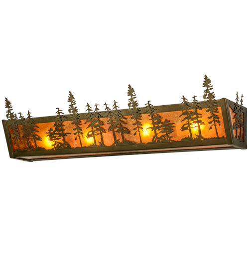 30"W Tall Pines Vanity Light