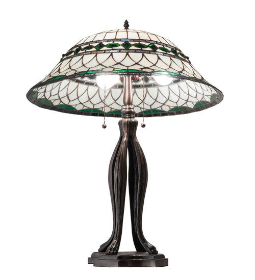 30" High Tiffany Roman Table Lamp