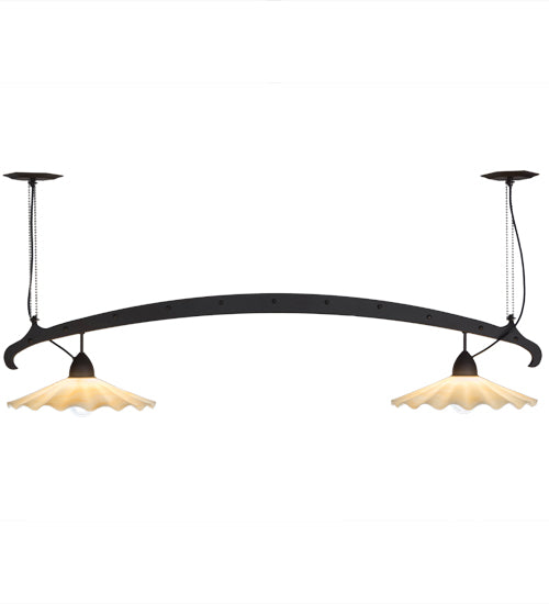 66"L Metro Fusion Galatia 2 Lt Island Pendant