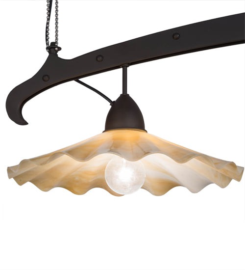 66"L Metro Fusion Galatia 2 Lt Island Pendant