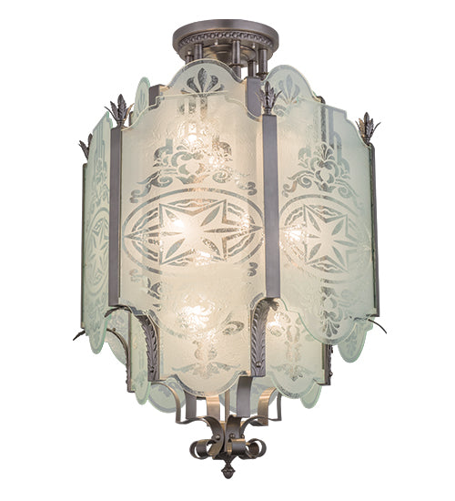 36"W Chartres Pendant