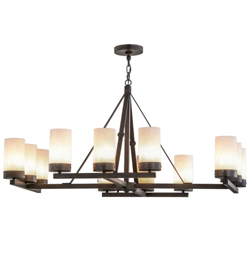 48"W Parker 12 Lt Chandelier