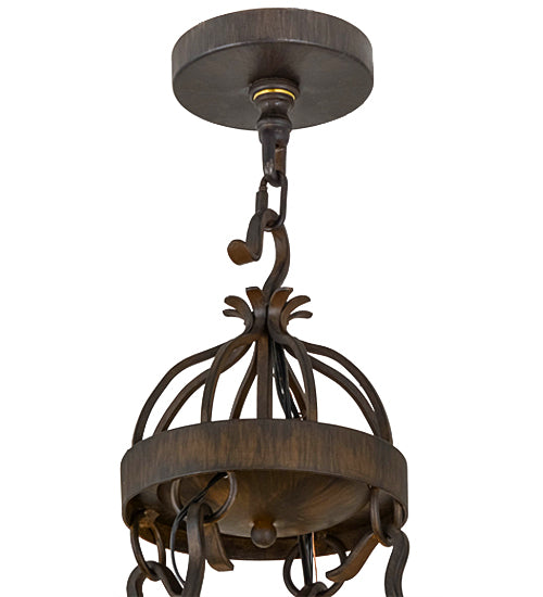 36"W Lakeshore 12 Lt Two Tier Chandelier