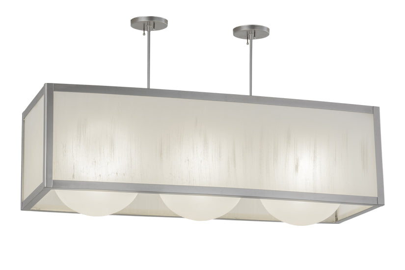 44"L Quadrato Convex 3 Lt Oblong Pendant