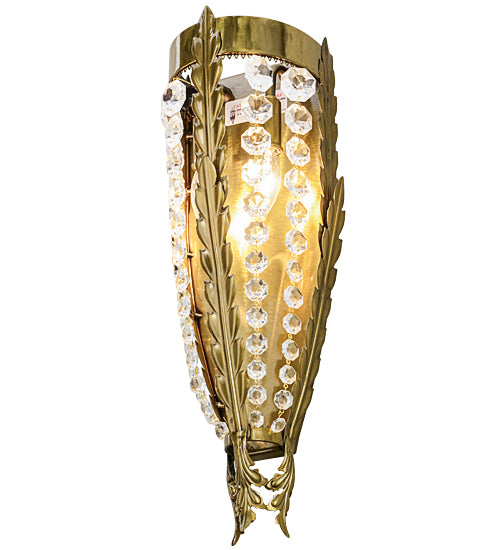 7" Wide Chrisanne Crystal Wall Sconce