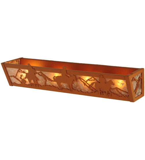 24" Wide Rustlers Vanity Light