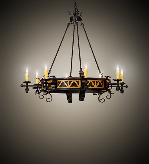 48"W Filomena 8 Lt Chandelier