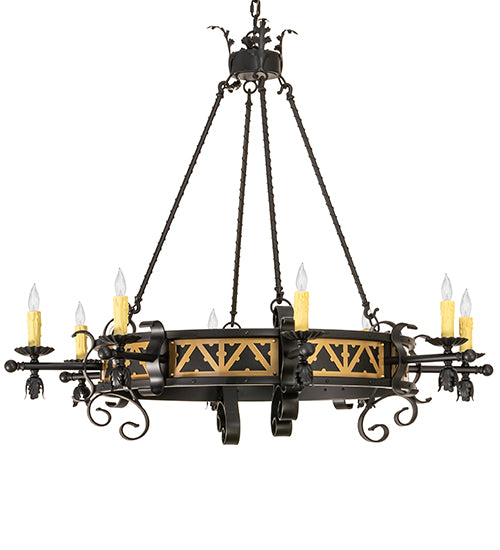 48"W Filomena 8 Lt Chandelier