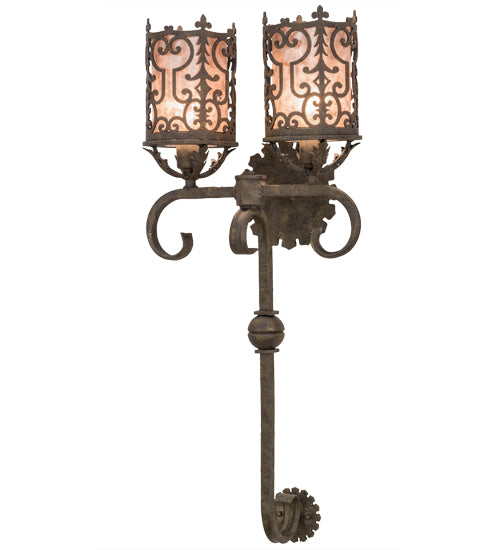 16"W Oskar 2 Lt Wall Sconce