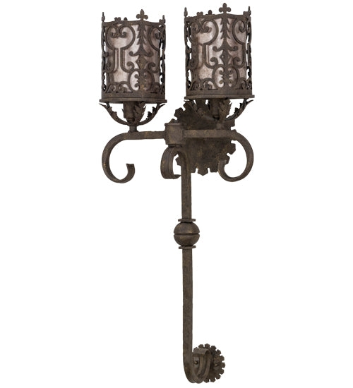 16"W Oskar 2 Lt Wall Sconce