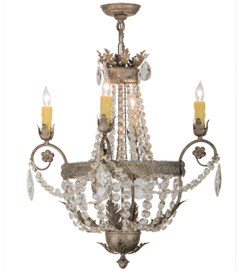 26"W Antonia 4 Lt Chandelier