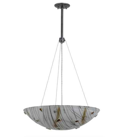 24" Wide Metro Fusion Ramoscelli Inverted Pendant