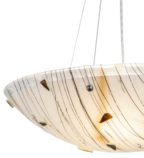 24" Wide Metro Fusion Ramoscelli Inverted Pendant