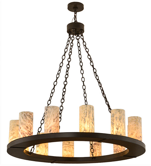 42" Wide Loxley Jadestone 12 Light Chandelier