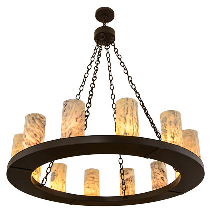 42" Wide Loxley Jadestone 12 Light Chandelier