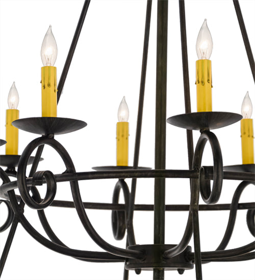 45"W Estrella 16 Lt Two Tier Chandelier