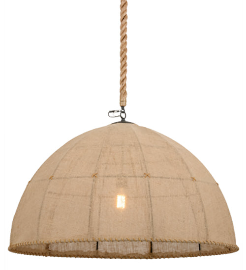 36"W Empire Dome Textrene Pendant