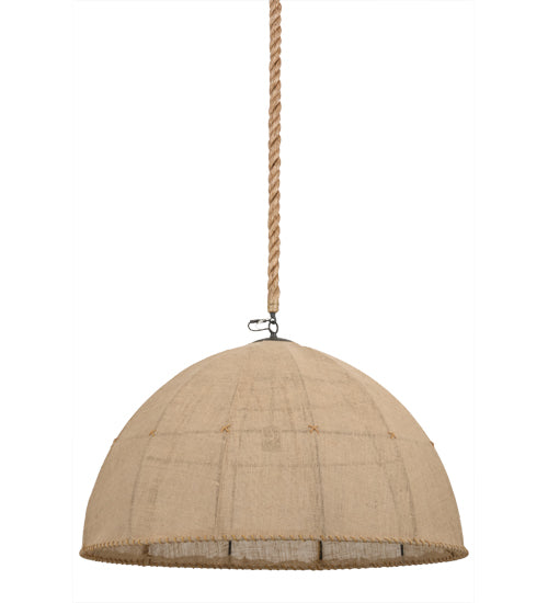 36"W Empire Dome Textrene Pendant