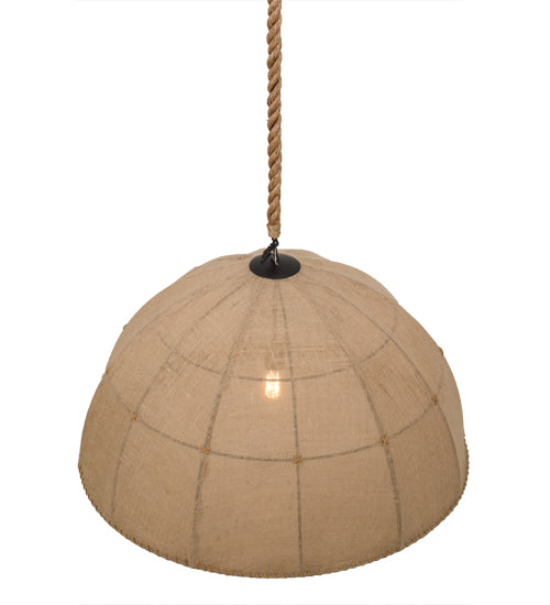 36"W Empire Dome Textrene Pendant