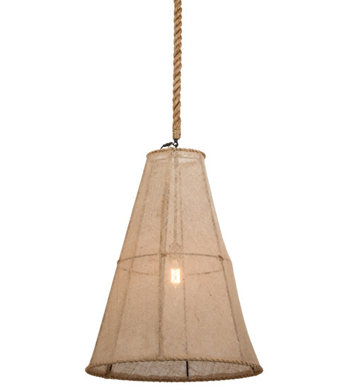 24" Wide Empire Textrene Pendant