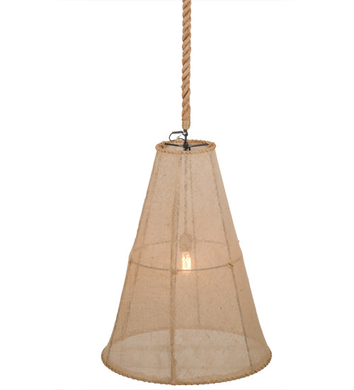 24" Wide Empire Textrene Pendant