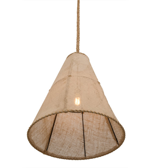 24"W Empire Textrene Pendant