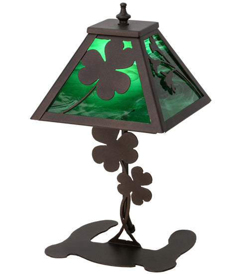 14.5"H Shamrock Accent Lamp