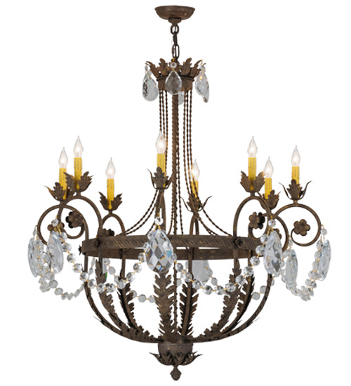 38" Wide Antonia 8 Light Chandelier