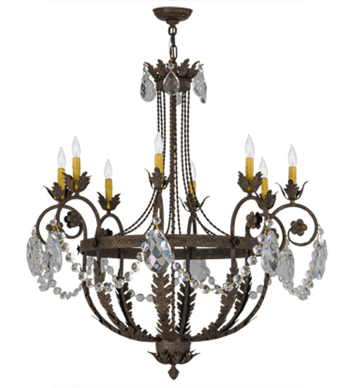 38" Wide Antonia 8 Light Chandelier