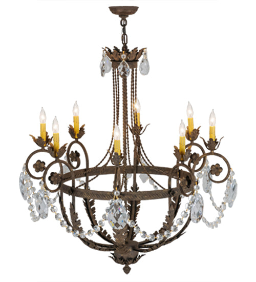 38" Wide Antonia 8 Light Chandelier