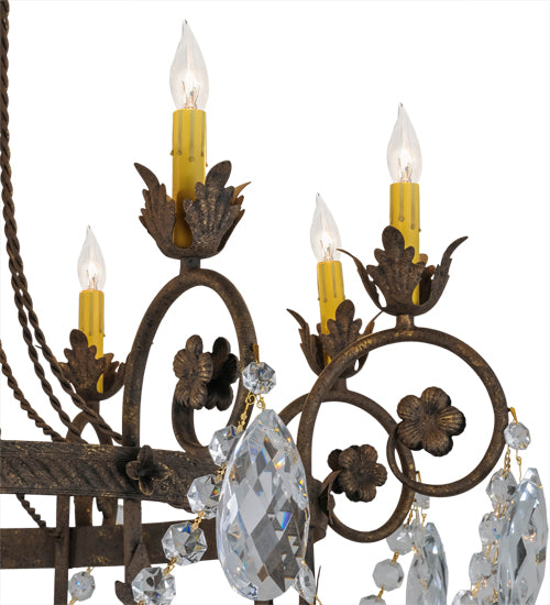 38" Wide Antonia 8 Light Chandelier