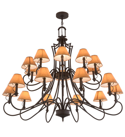 54" Wide Jupiter 20 Light Chandelier