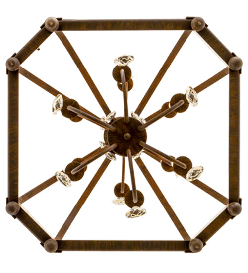 34" Wide Citadel 12 Light Pendant