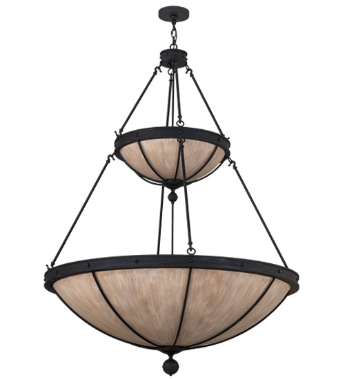 48" Wide Freya 2 Tier Inverted Pendant