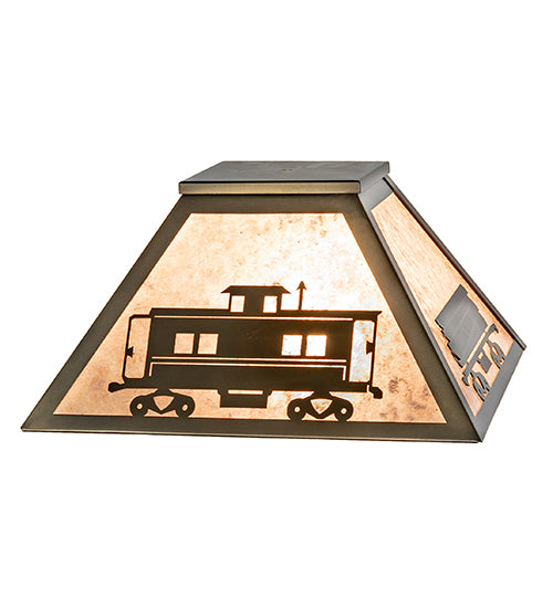 16" Square Train Mission Shade