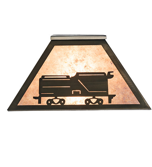 16" Square Train Mission Shade