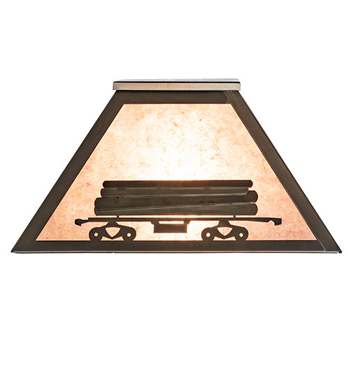 16" Square Train Mission Shade