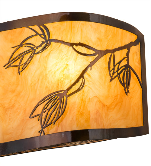 20" Wide Stoneycreek Mountain Pine Wall Sconce