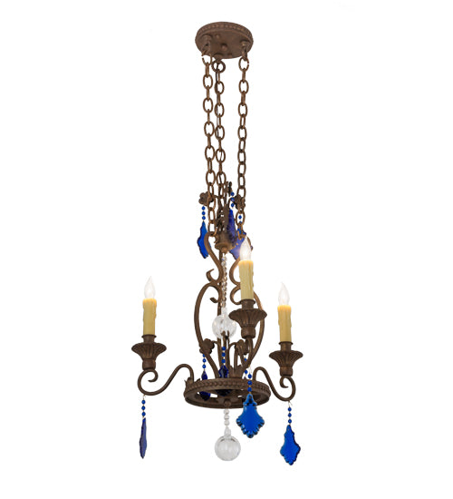 20"W Peak 3 Lt Chandelier